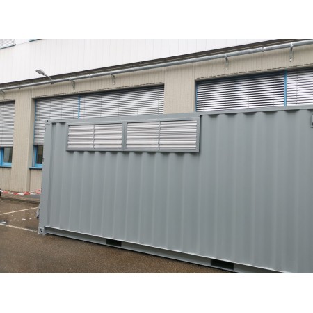 70 kW Druckluftanlage im 20 Fuss-Seecontainer