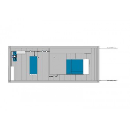 70 kW Druckluftanlage im 20 Fuss-Seecontainer