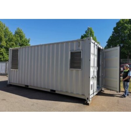 70 kW Druckluftanlage mit WRG im 20 Fuss-Seecontainer