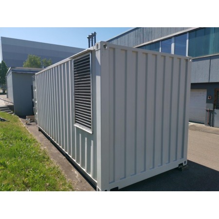 70 kW Druckluftanlage mit WRG im 20 Fuss-Seecontainer